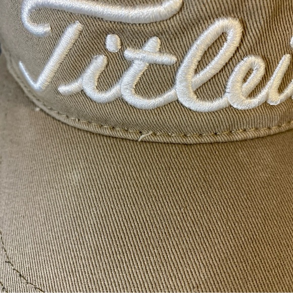 Titleist Footjoy FJ Visor Hat Cap Pro V1 Adjustable Hook & Loop Navy Golf - Picture 7 of 7